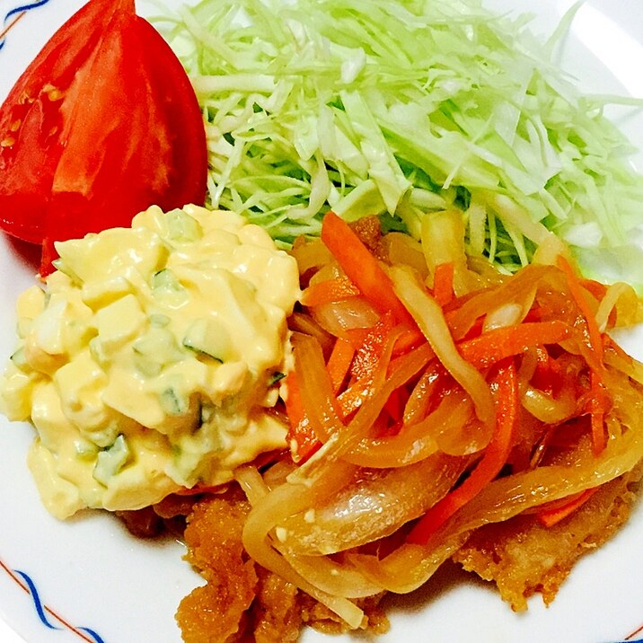 今日の晩御飯☆しっとりチキン南蛮